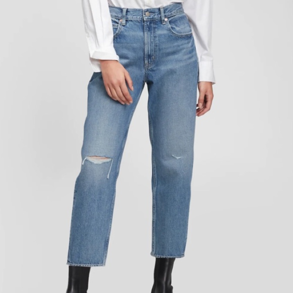 Womens Gap Authentic Denim High Rise Jeans 14/32R